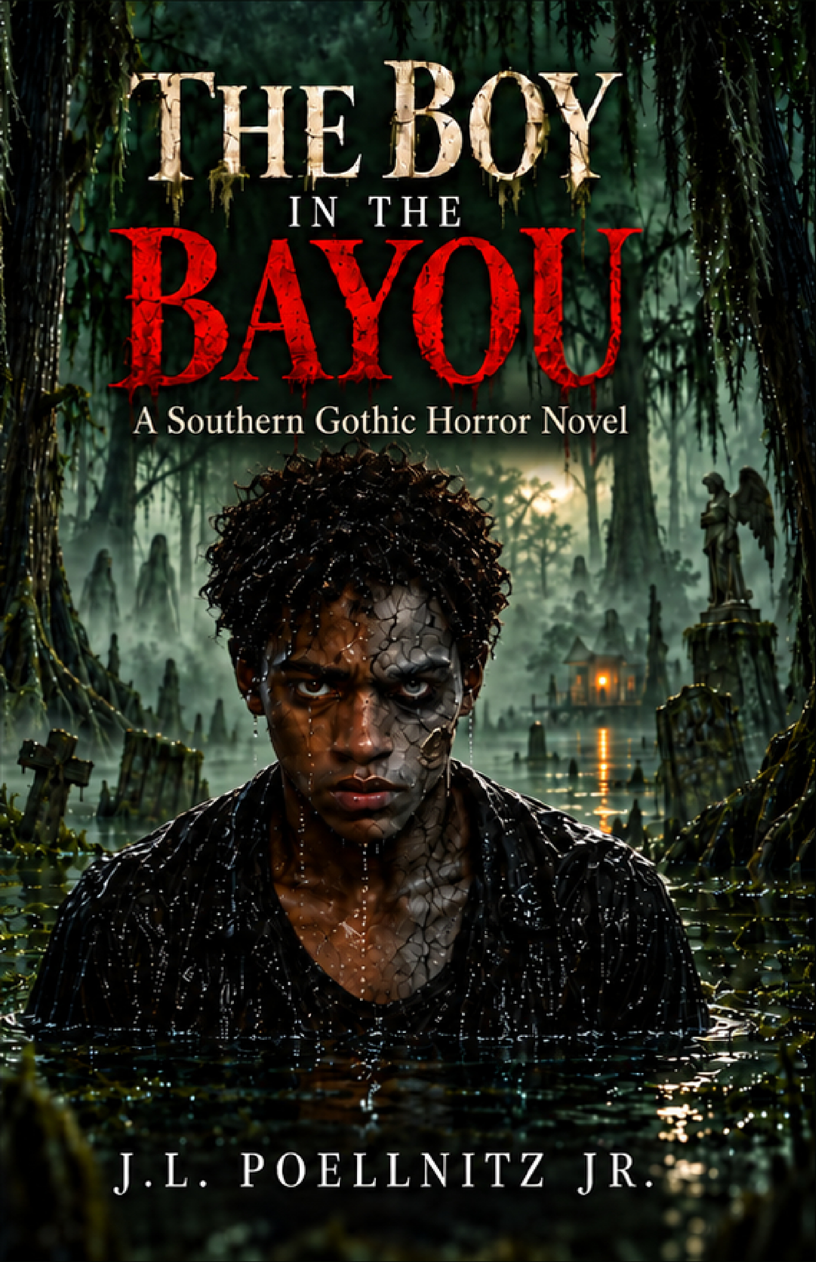 The Boy in the Bayou: A Southern Gothic Horror Novel by J.L. Poellnitz Jr. book cover